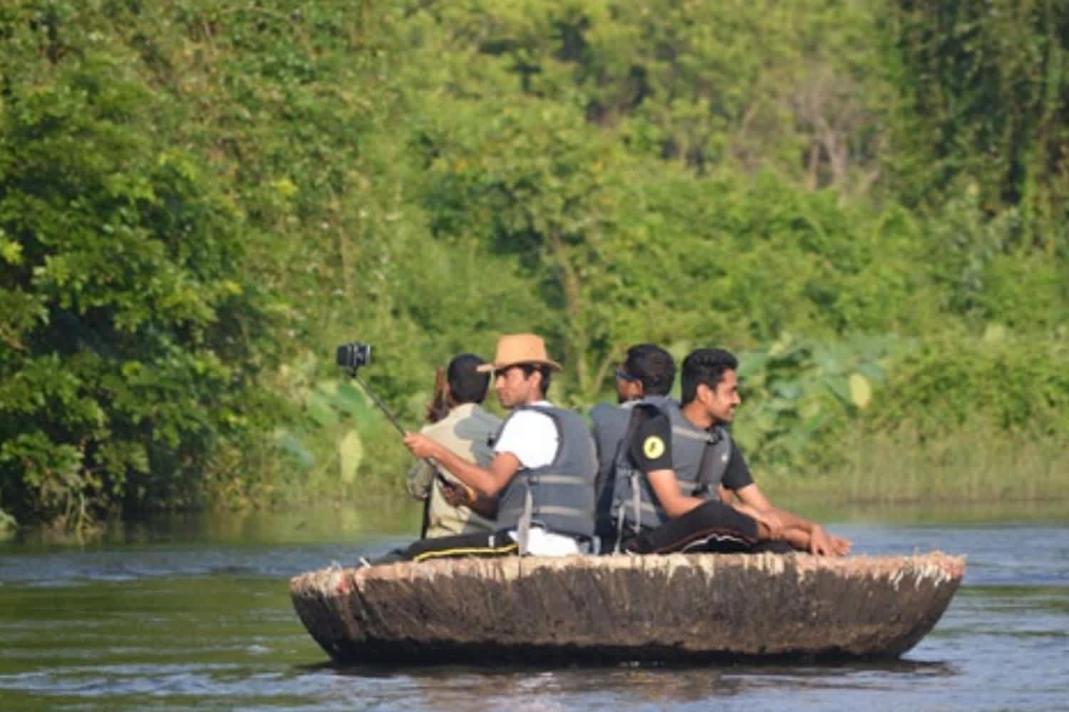 Coracle Ride in Dandeli - Traditional River Experience Traditional coracle ride on Kali River backwaters, popular Dandeli water activity