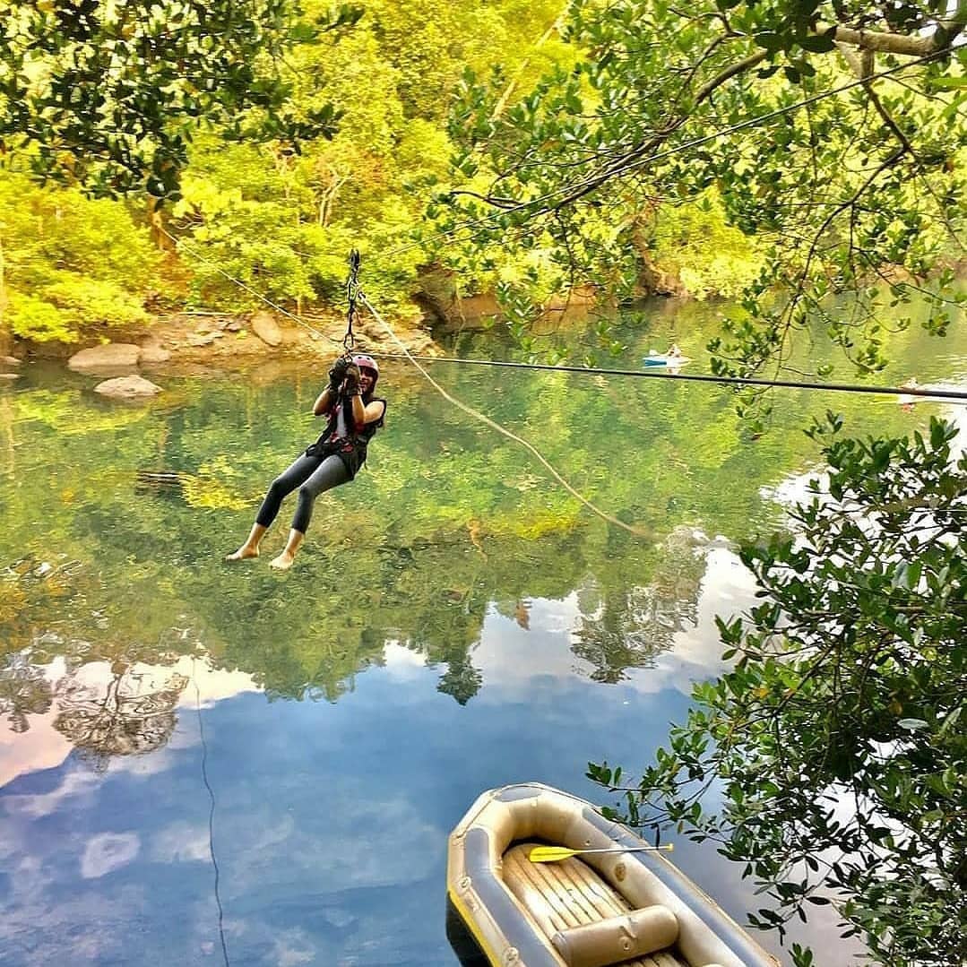Zip Lining in Dandeli - Aerial Adventure Thrilling zip lining experience through dense forest in Dandeli adventure park
