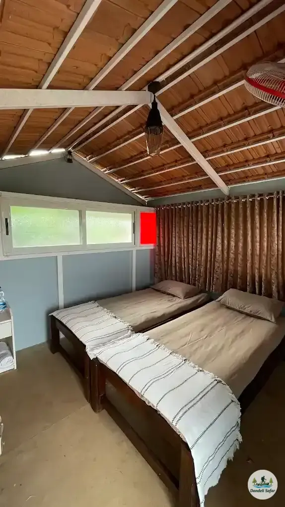 Comfortable AC Standard cottage room with modern amenities at B Hive Resort Londa