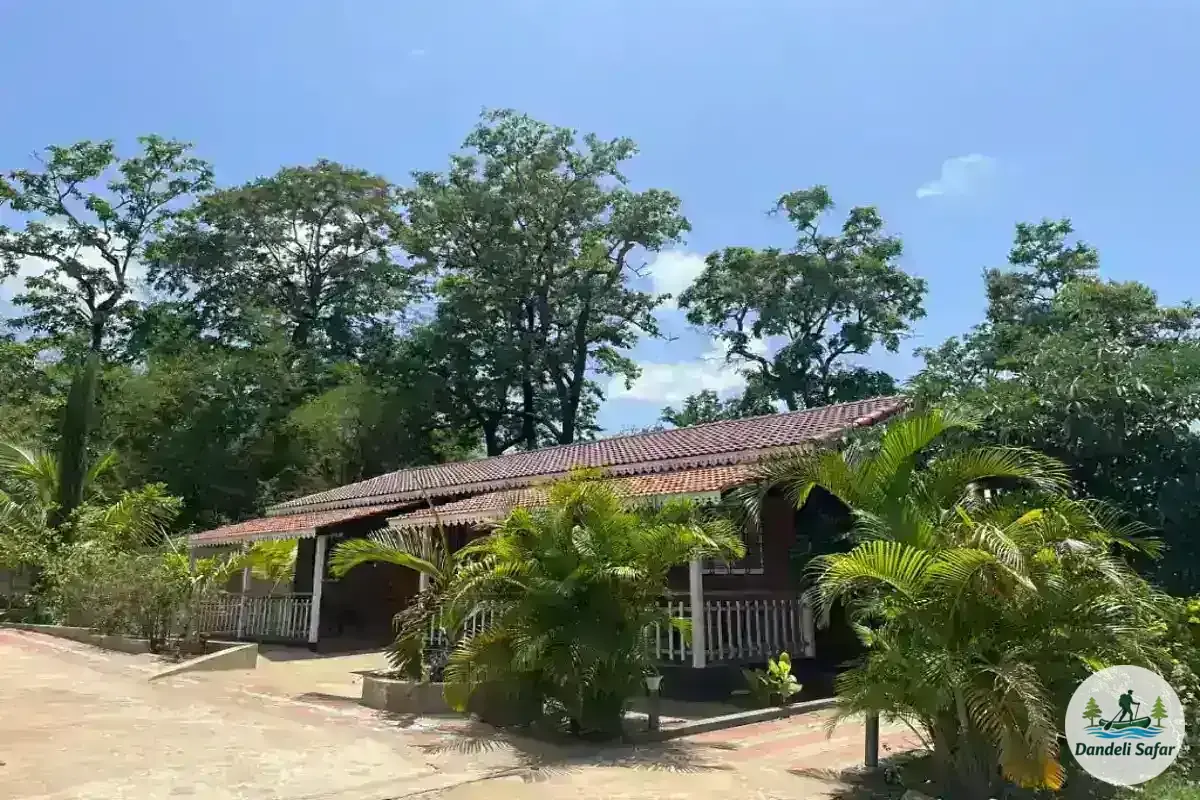 AC Standard cottage with beautiful garden view at B Hive riverside resort