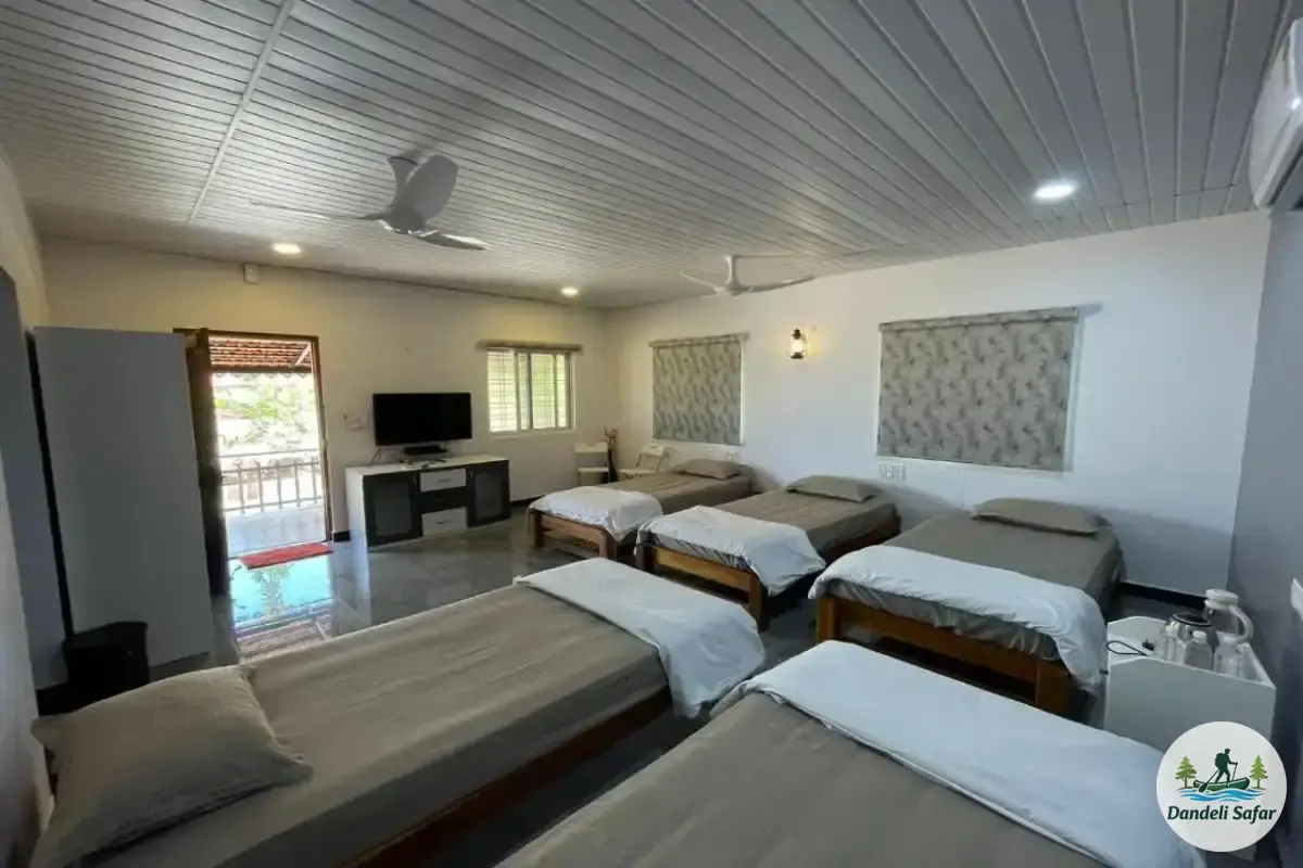 Budget dormitory accommodation with multiple beds at B Hive Resort Londa
