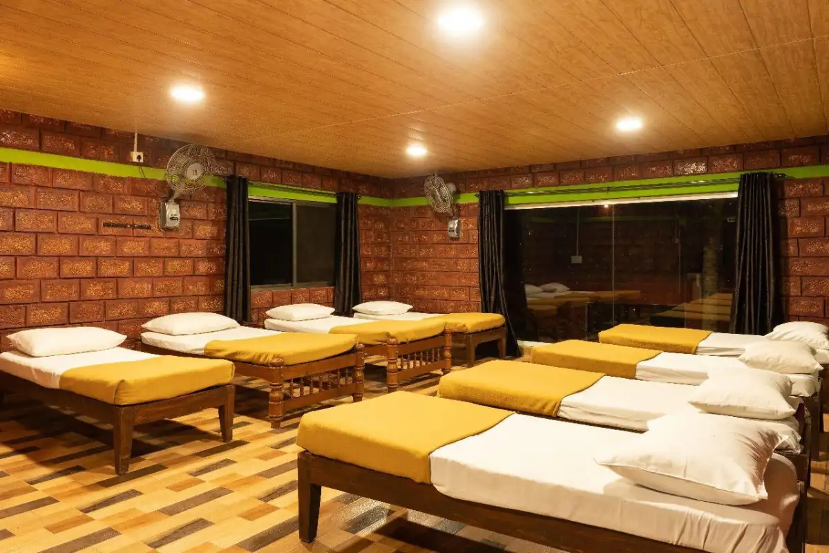 Dormitory 6-8 sharing budget accommodation at Wild Mist Jungle Stay Dandeli